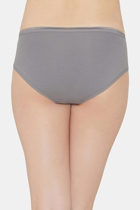 Wacoal Medium Rise Half Coverage Hipster Panty - Black Beige Frostgrey — image 3